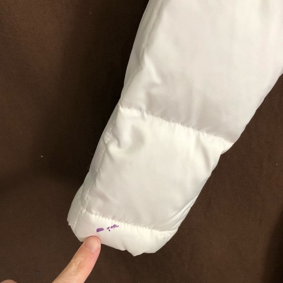 The North Face Girl's 550 Goose Down Coat M 10-12 - Picture 8 of 8